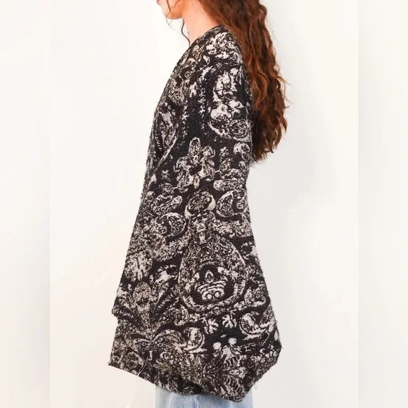 NWT Stella McCartney wool print kimono coat - Picture 3 of 9